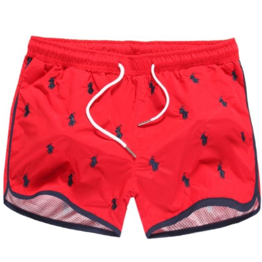 Polo Ralph Lauren Horse Allover Swimshorts Red